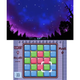 A screenshot of a puzzle game against a starry sky.